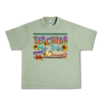Oil Green teaching my tribe Urban Heavy Tee - NancyCooperArtShop