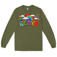 Army Green pride Long Sleeve Tee - LillyAllenDesigns