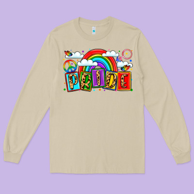 Pride Long Sleeve Tee Designed By Lillyallendesigns