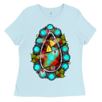 Baby Blue gemstone christmas Ladies Tee - JahusDesignShop