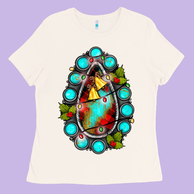 Gemstone Christmas Ladies Tee Designed By Jahusdesignshop
