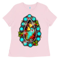 Bubblegum Pink gemstone christmas Ladies Tee - JahusDesignShop