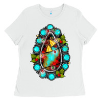 White gemstone christmas Ladies Tee - JahusDesignShop