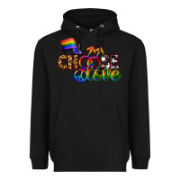 Black Western choose love Heavyweight Hoodie - CowGirlArtShop