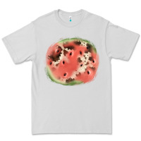 Dove Grey watermelon cowhide patch3 Premium Tee - JahusDesignShop