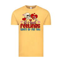 Vintage Mustard if i had feelings they d be for you Vintage Tee - MaliasSmallBusiness