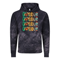Cloud Black Gobble till you wobble Thanksgiving turkey Vintage Hoodie - NancyCooperArtShop