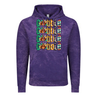 Cloud Purple Gobble till you wobble Thanksgiving turkey Vintage Hoodie - NancyCooperArtShop