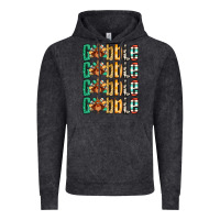 Gobble Till You Wobble Thanksgiving Turkey Vintage Hoodie | Teevron