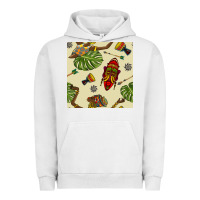 Pigment Lunar Rock african woman and mask seamless pattern Urban Hoodie - BundleAndBundleShop