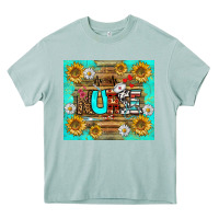 Arona sunflower and daisy nurse tumbler Heavy Core Tee - BundleAndBundleShop