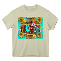 Mossy sunflower and daisy nurse tumbler Heavy Core Tee - BundleAndBundleShop
