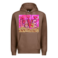 Chestnut Love gnome with bear tumbler Valentine's Day Premium Hoodie - HowdyJamesFarm