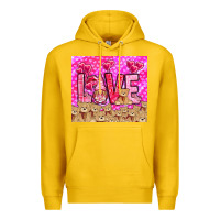 Lemon Love gnome with bear tumbler Valentine's Day Premium Hoodie - HowdyJamesFarm