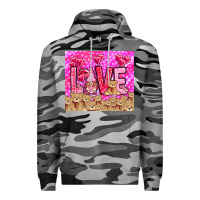 Slate Camo Love gnome with bear tumbler Valentine's Day Premium Hoodie - HowdyJamesFarm