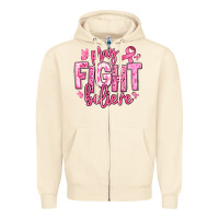 Sandshell pray fight believe breast cancer Zipper Hoodie - texasbilliewilder