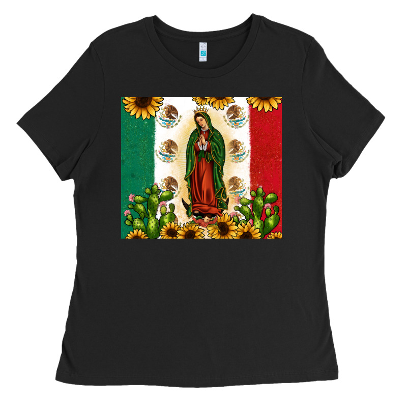 Our Lady Of Guadalupe Ladies Tee by JahusDesignShop | Teevron