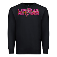 Black Mama neon lightning bolt mother's day Premium Sweatshirt - HowdyJamesFarm