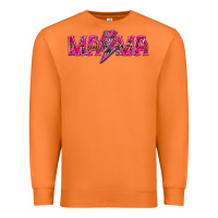 Carrot Mama neon lightning bolt mother's day Premium Sweatshirt - HowdyJamesFarm