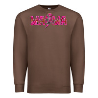 Chestnut Mama neon lightning bolt mother's day Premium Sweatshirt - HowdyJamesFarm