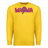 Lemon Mama neon lightning bolt mother's day Premium Sweatshirt - HowdyJamesFarm