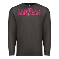Smoke Mama neon lightning bolt mother's day Premium Sweatshirt - HowdyJamesFarm