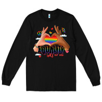 Black equality hurts no one lgbtq hands Long Sleeve Tee - LillyAllenDesigns