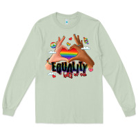 Matcha equality hurts no one lgbtq hands Long Sleeve Tee - LillyAllenDesigns