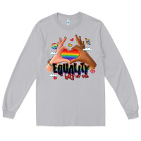 Moon Dust equality hurts no one lgbtq hands Long Sleeve Tee - LillyAllenDesigns