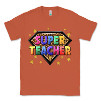 Copper super teacher with leopard Classic Tee - NancyCooperArtShop