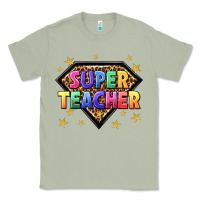 Matcha super teacher with leopard Classic Tee - NancyCooperArtShop