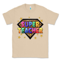 Mushroom super teacher with leopard Classic Tee - NancyCooperArtShop