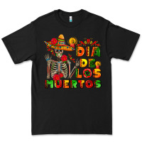 Black dia de los muertos Premium Tee - AdoDesignShop