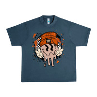 Midnight Navy basketball game day Urban Heavy Tee - MaliasSmallBusiness