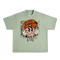 Oil Green basketball game day Urban Heavy Tee - MaliasSmallBusiness