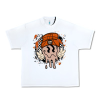 White basketball game day Urban Heavy Tee - MaliasSmallBusiness
