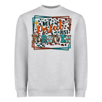 Heather Grey Not perfect just forgiven Heavyweight Sweatshirt - LillyAllenDesigns