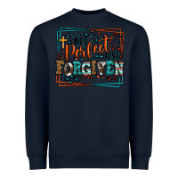 Navy Not perfect just forgiven Heavyweight Sweatshirt - LillyAllenDesigns