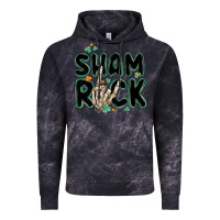 Cloud Black sham rock Vintage Hoodie - MaliasSmallBusiness