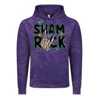 Cloud Purple sham rock Vintage Hoodie - MaliasSmallBusiness