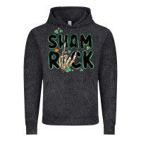 Vintage Black sham rock Vintage Hoodie - MaliasSmallBusiness