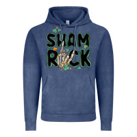 Vintage Denim sham rock Vintage Hoodie - MaliasSmallBusiness