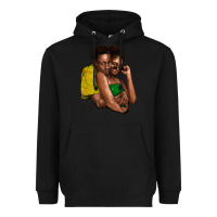 Black Black couple Heavyweight Hoodie - HowdyJamesFarm