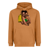 Meerkat Black couple Heavyweight Hoodie - HowdyJamesFarm