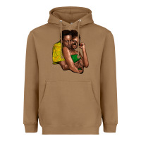Toasted Coconut Black couple Heavyweight Hoodie - HowdyJamesFarm