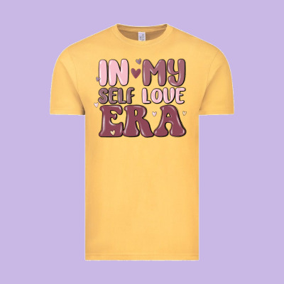 In My Self Love Era Vintage Tee Designed By Maliassmallbusiness