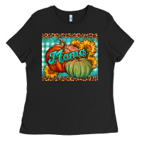 Black pumpkin mama mouse pad Ladies Tee - BundleAndBundleShop