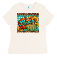 Bone pumpkin mama mouse pad Ladies Tee - BundleAndBundleShop