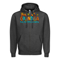 Charcoal Heather customized this grandma loves her little pumpkins Zipper Hoodie - texasbilliewilder