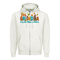 Oatmeal Heather customized this grandma loves her little pumpkins Zipper Hoodie - texasbilliewilder